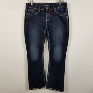 Silver Aiko Boot Cut Dark Wash Womens Jeans 31x29